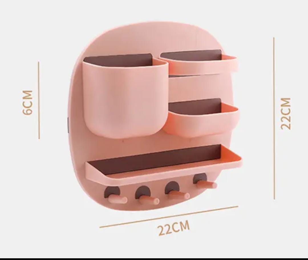 Bathroom Organizer Shelf Wall Mounted Storage Holder With Hooks Floating Shelves For Towels Bath Supplies Wall Shelf,5% off on Advance payment